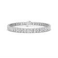 Emerald Shaped Lab Grown Diamond Bracelet
