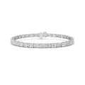 Emerald Shaped Lab Grown Diamond Bracelet