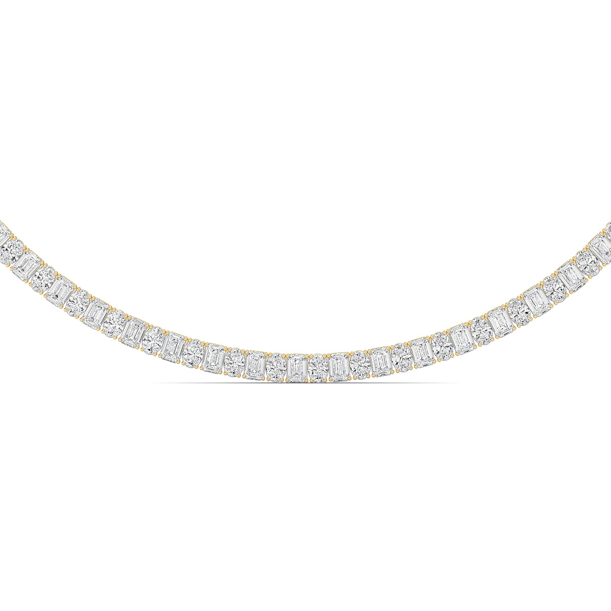Emerald Lab Grown Diamond (F/VS ) Necklace