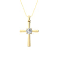 Round Shaped Lab Grown Diamond Necklace