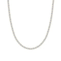 Emerald Shaped Lab Grown Diamond Necklace