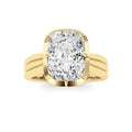 Elongated Cushion Shaped Lab Grown Diamond Ring
