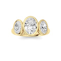 Oval Shaped Lab Grown Diamond Ring