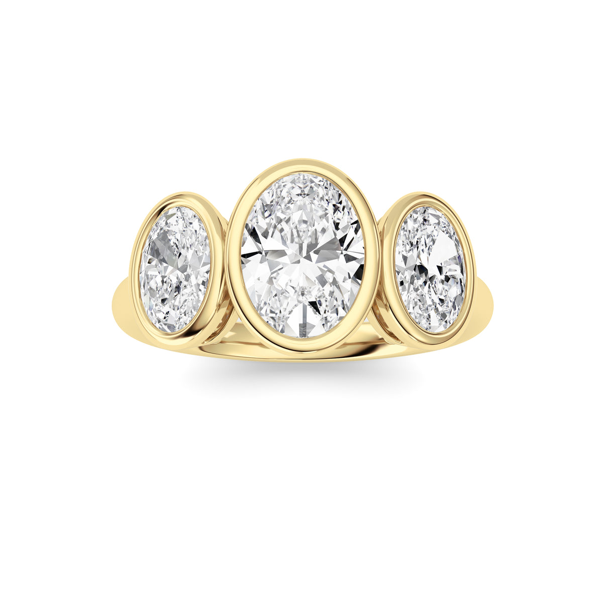 Oval Shaped Lab Grown Diamond Ring
