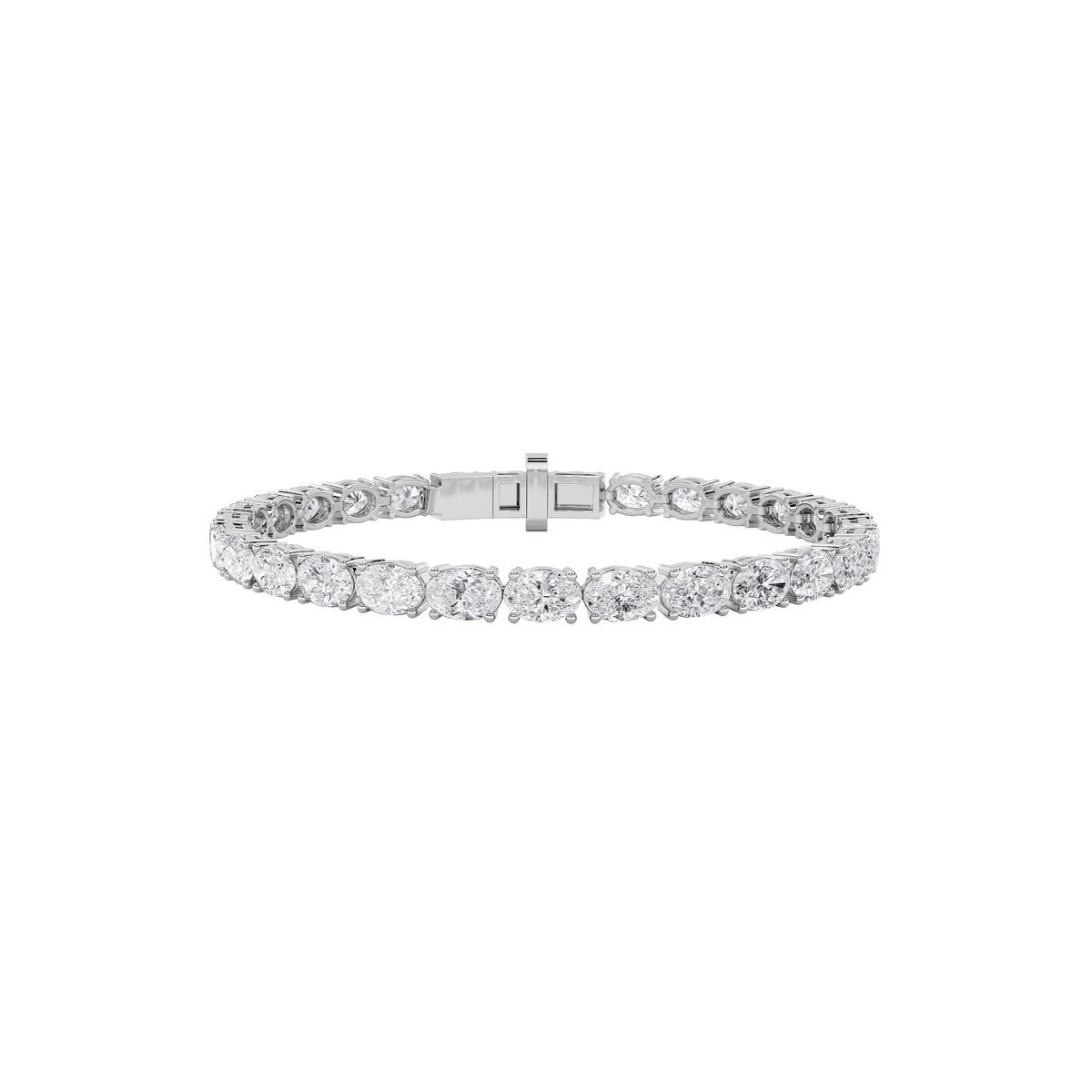 Lab Grown Diamond East West Line Bracelet
