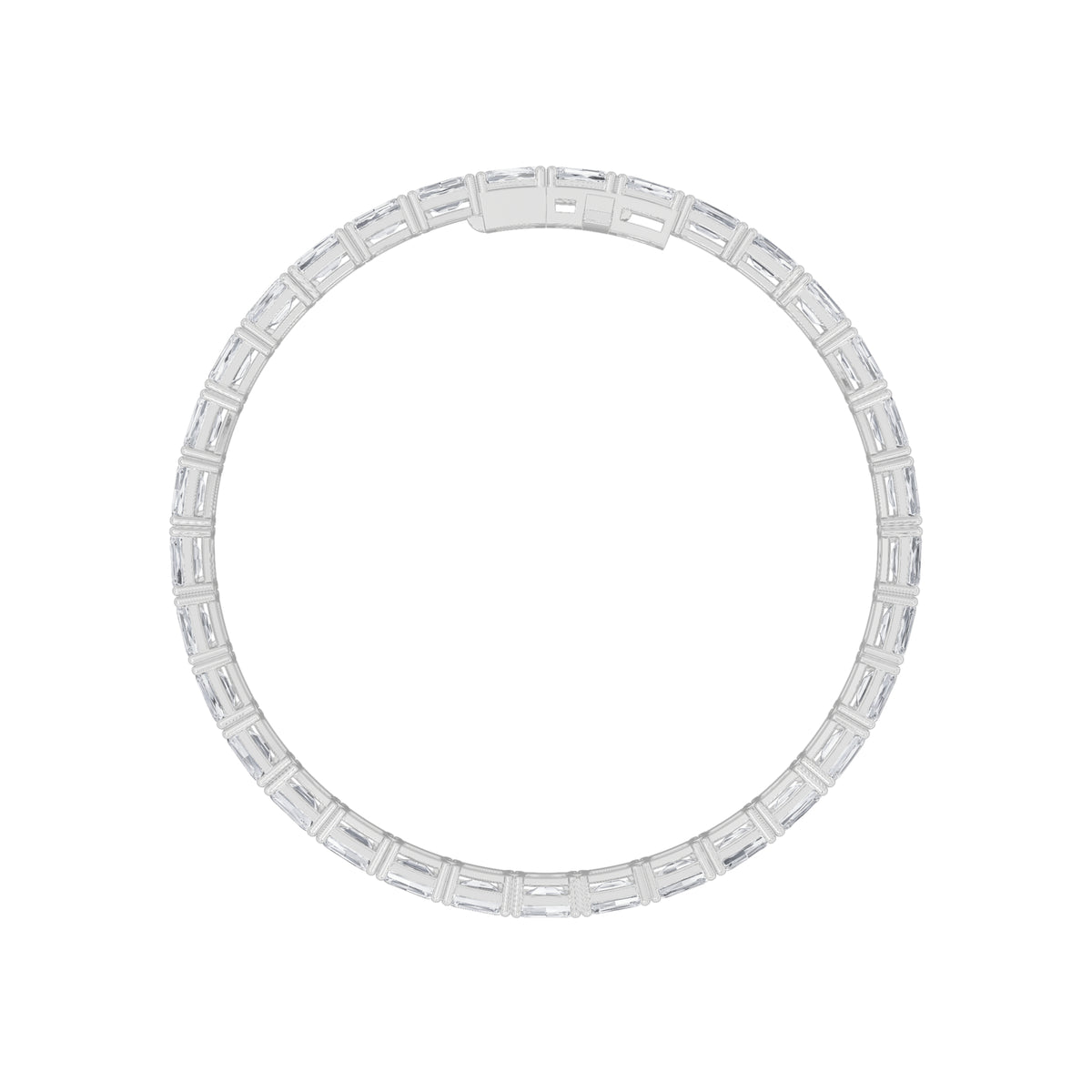 Lab Grown Diamond East West Line Bracelet