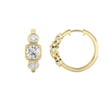 Round Shaped Lab Grown Diamond Earring