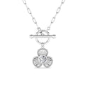 Round Shaped Lab Grown Diamond Necklace