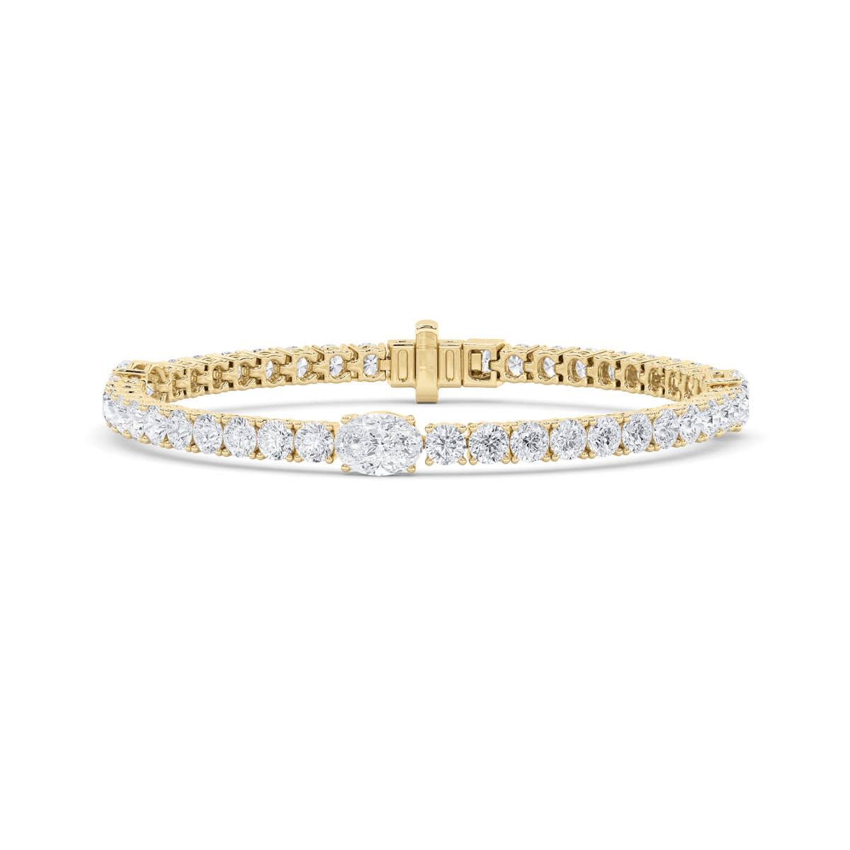 Lab Grown Diamond East West Station Bracelet