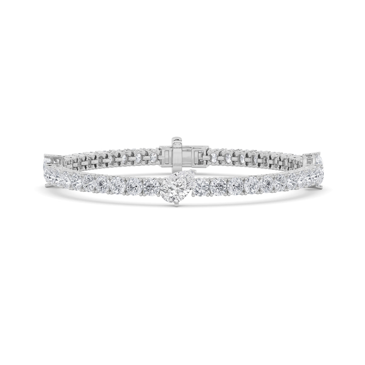 Lab Grown Diamond East West Station Bracelet