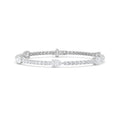 Pear Shaped Lab Grown Diamond East West Station Bracelet