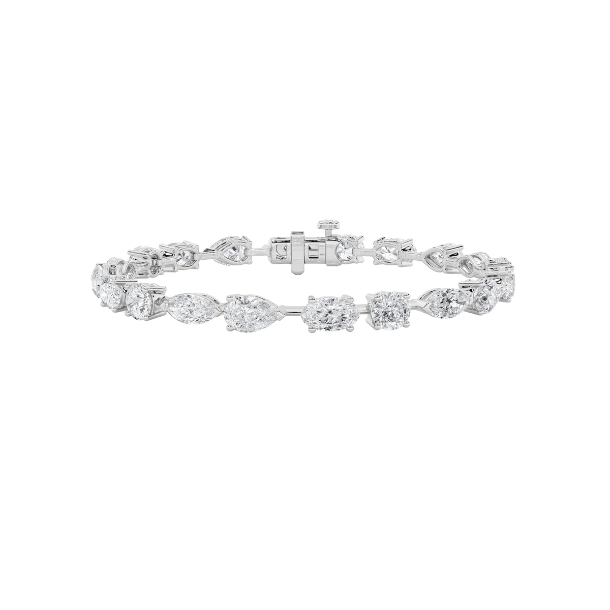 Mix Shaped Lab Grown Diamond East & West Bracelet