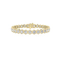 Round Shaped Lab Grown Diamond Bracelet