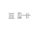 Lab Grown Diamond Classic Basket Set Stud Earrings