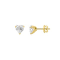 Lab Grown Diamond Heart Shaped Earrings