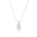 Lab Grown Diamond Split Bale Solitaire Pendant