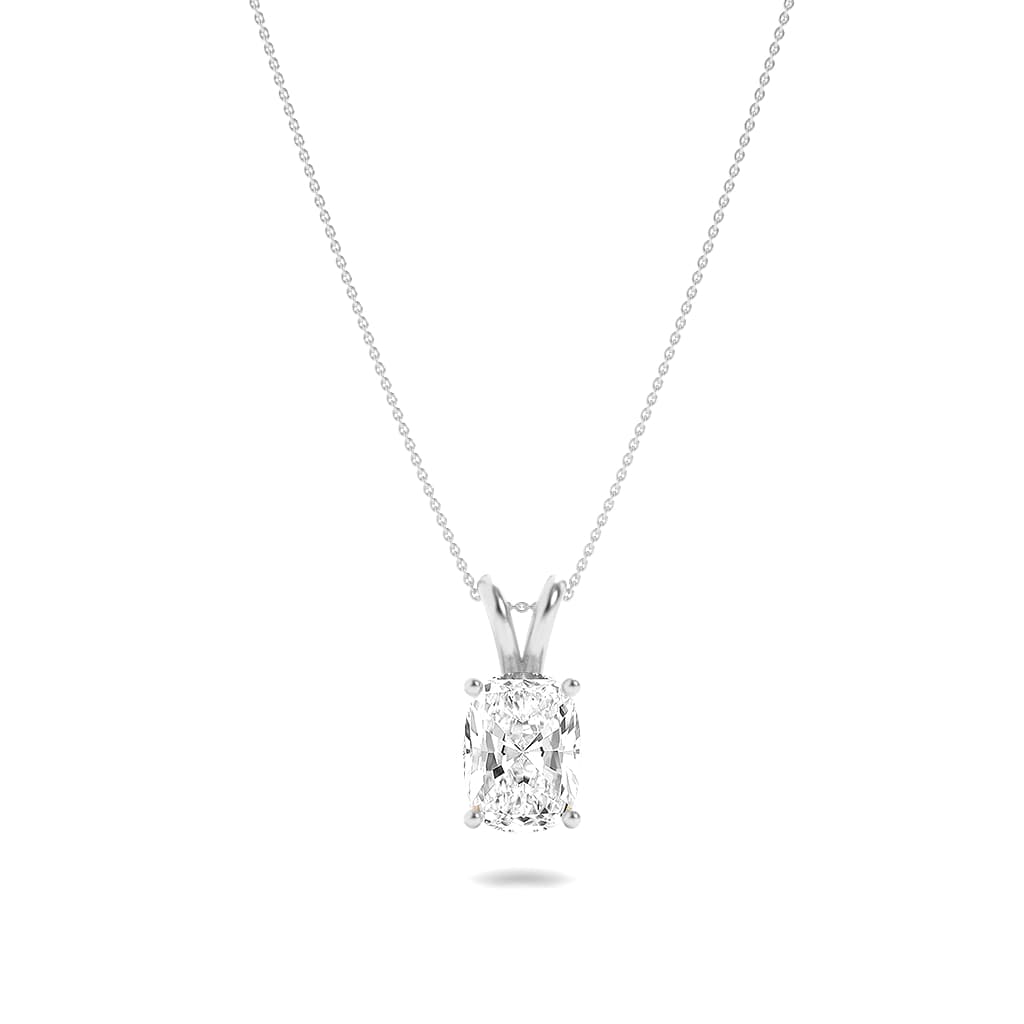Lab Grown Diamond Split Bale Solitaire Pendant