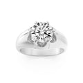 Round Shaped Lab Grown Diamond Mens Ring