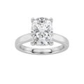 Lab Grown Diamond Classic Cathedral Shank Engagement Ring