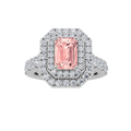 Lab Grown Diamond Double Halo Engagement Ring