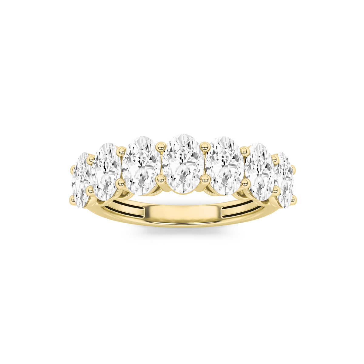 Lab Grown Diamond Seven Stone Band Ring