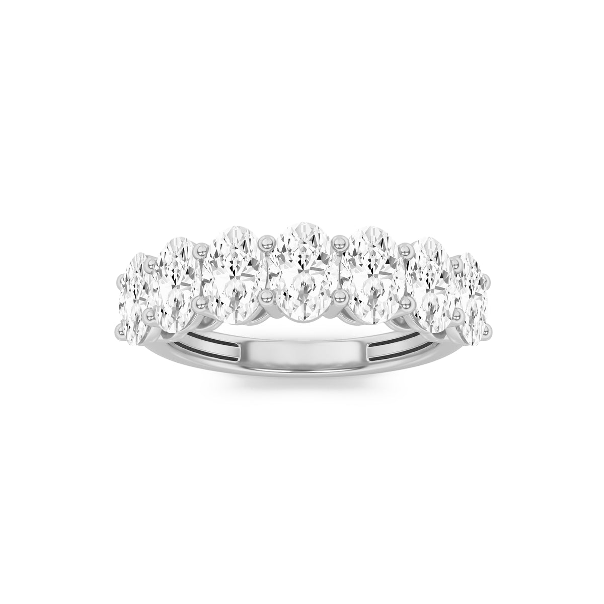 Lab Grown Diamond Seven Stone Band Ring