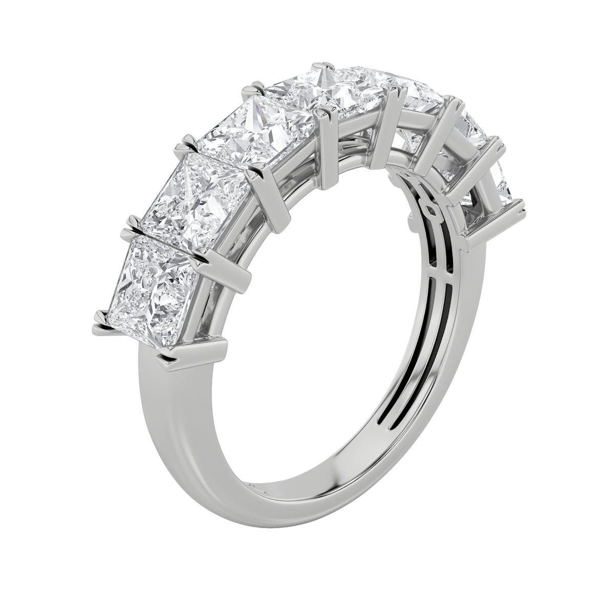 Lab Grown Diamond Seven Stone Band Ring