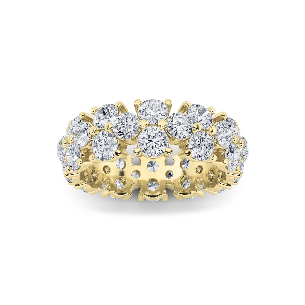 Round Shaped Lab Grown Diamond Eternity Band Ring