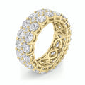 Round Shaped Lab Grown Diamond Eternity Band Ring
