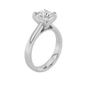 Round Shaped Lab Grown Diamond Classic Solitaire Engagement Ring