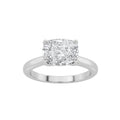 Elongated Cushion Shaped Lab Grown Diamond East West Solitaire Ring