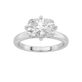 Elongated Cushion Shaped Lab Grown Diamond East West Solitaire Ring