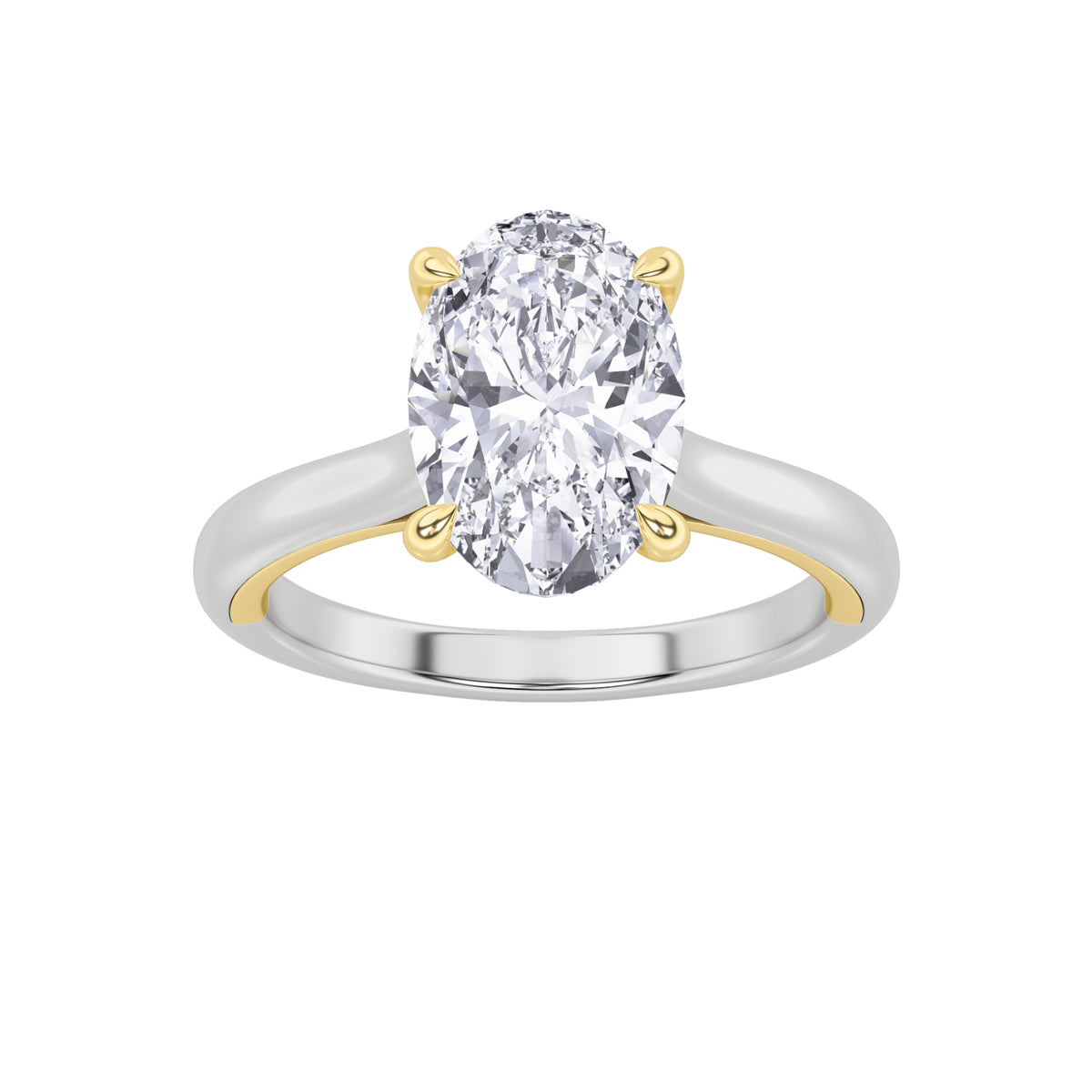 Lab Grown Diamond Solitaire Engagement Ring