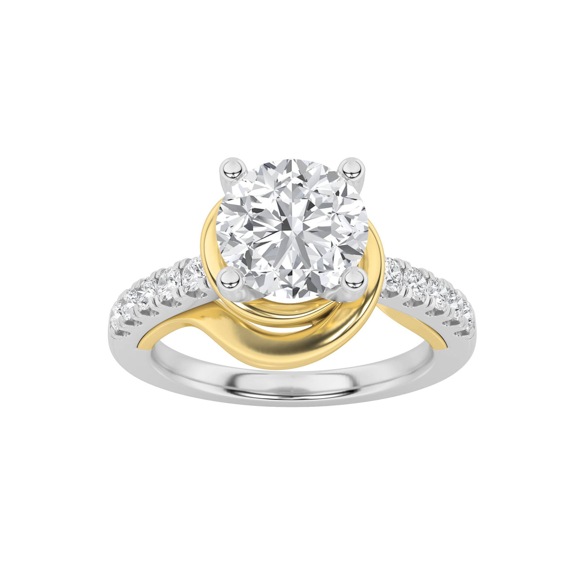 Lab Grown Diamond Solitaire Engagement Ring