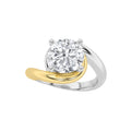 Round Shaped Lab Grown Diamond Solitaire Engagement Ring