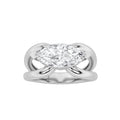 Lab Grown Diamond East West Solitaire Ring
