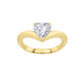Heart Shaped Lab Grown Diamond Heart Shaped Ring