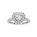 Heart Shaped Lab Grown Diamond Heart Shaped Ring