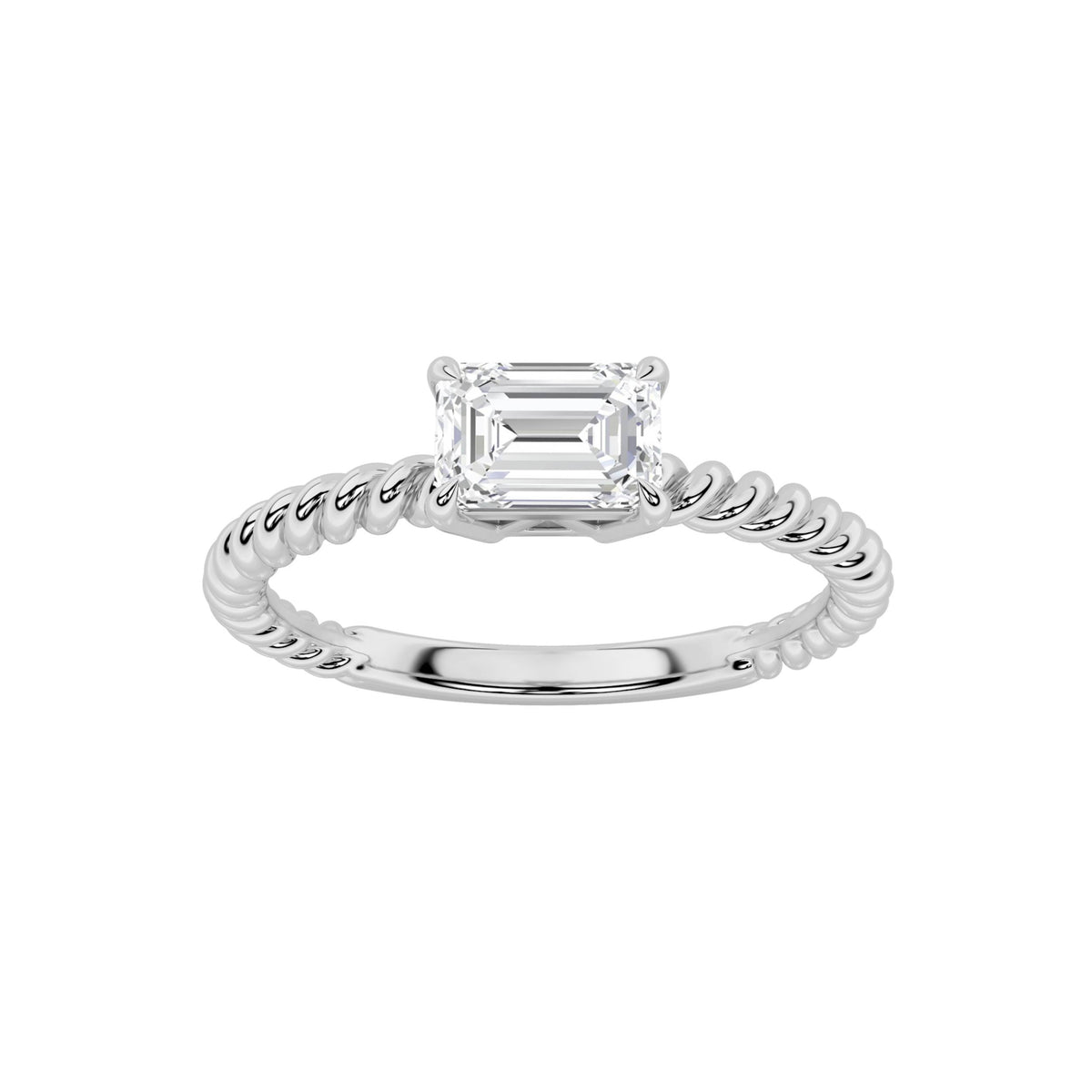 Lab Grown Diamond Petite Solitaire Engagement RING