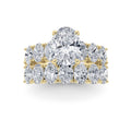 Lab Grown Diamond Bridal Set with Matching Band and Ring