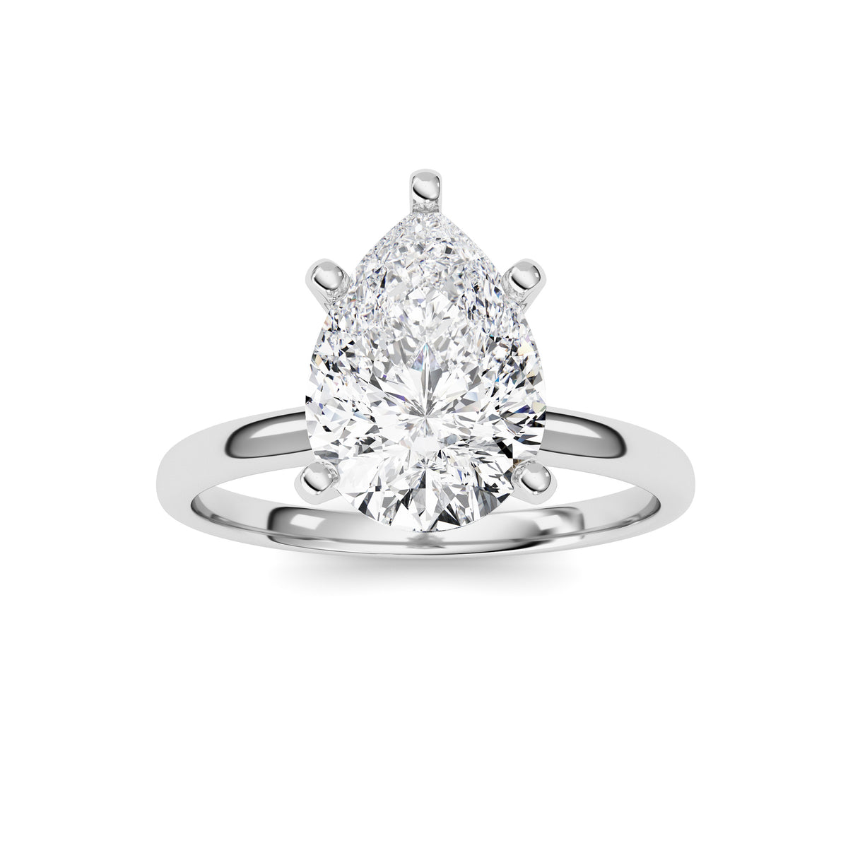 Lab Grown Diamond Classic Solitaire Ring
