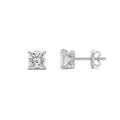 Lab Grown Diamond Hidden Halo Stud Earrings