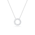 Round Shaped Lab Grown Diamond Circle Pendant