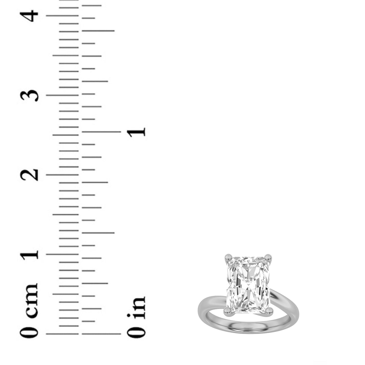 Lab Grown Diamond Bypass Shank Engagement Ring