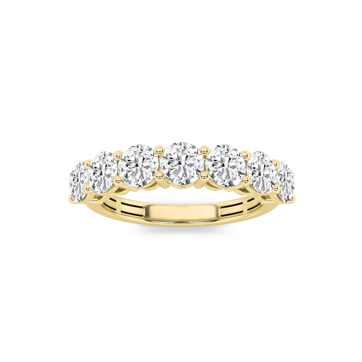 Lab Grown Diamond Seven Stone Band Ring