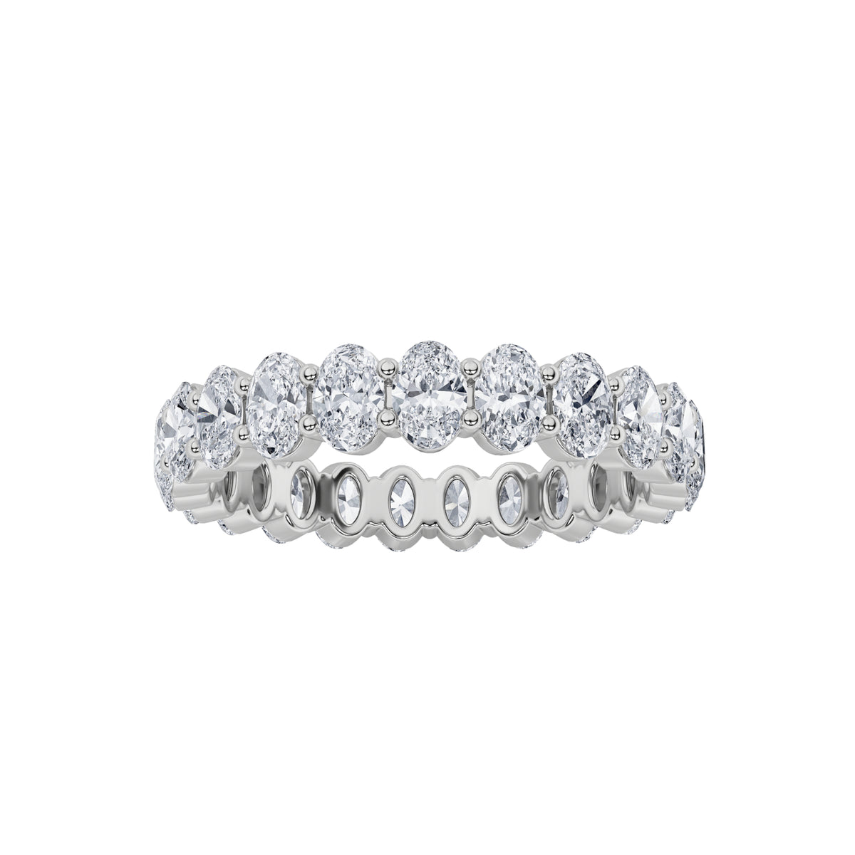 Lab Grown Diamond Split Prong Eternity Ring