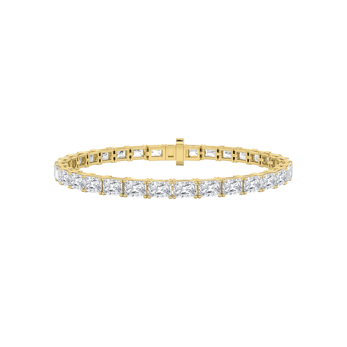 Lab Grown Diamond East West Line Bracelet