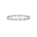 Oval And Round Lab Grown Diamond (F/VS ) Bezel Set Bracelet