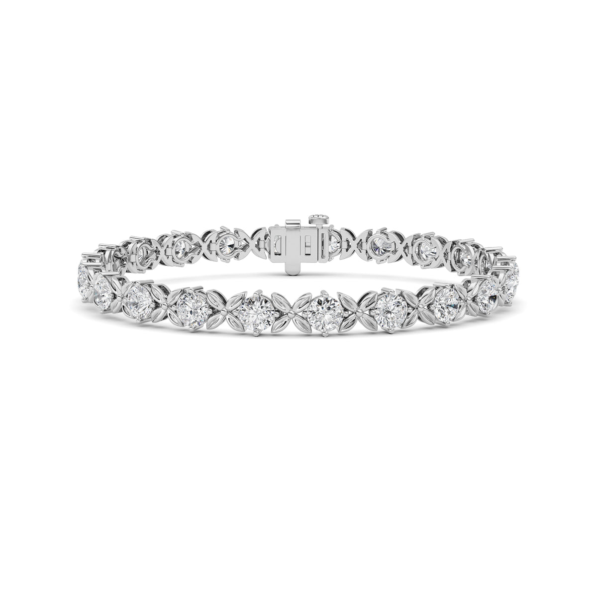 Round Lab Grown Diamond (F/VS ) Bracelet