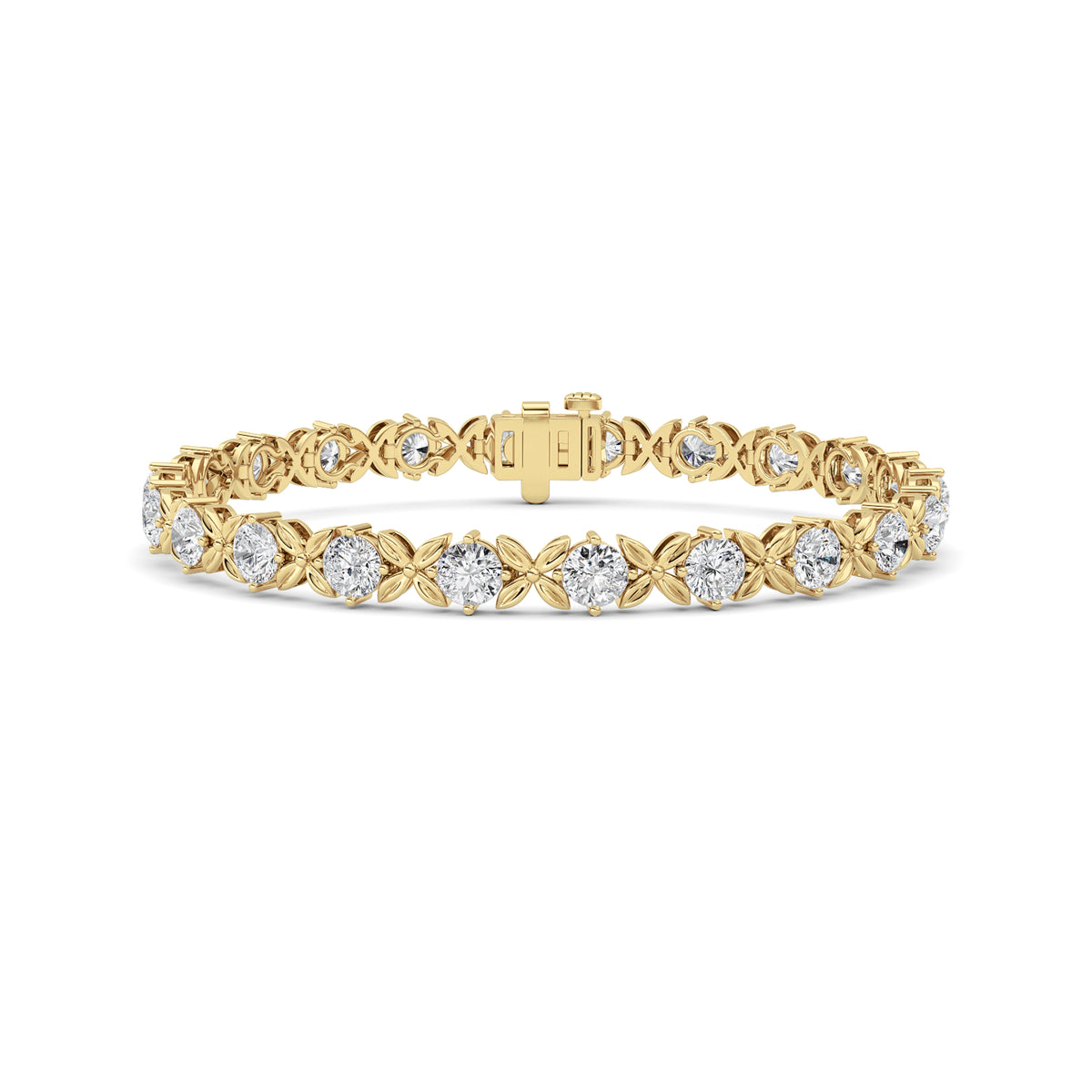 Round Lab Grown Diamond (F/VS ) Bracelet